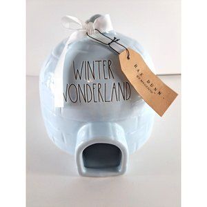 Rae Dunn By Magenta Ceramic Igloo Winter Wonderland Christmas Decor New NWT 7.5"